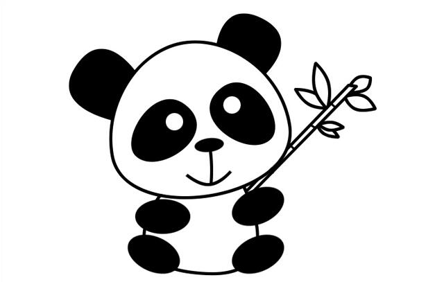 抱着竹子的可爱大熊猫简笔画.jpg