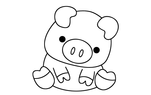 小猪简笔画怎么画？小猪简笔画的画法步骤教程.png