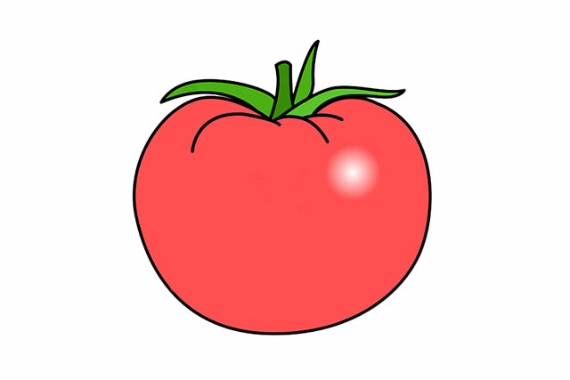 西红柿简笔画