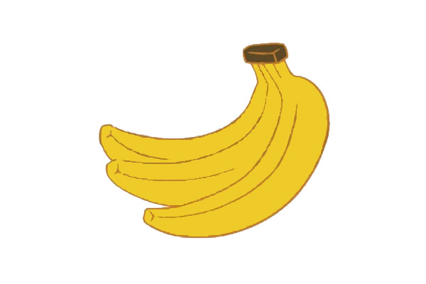 香蕉简笔画图片
