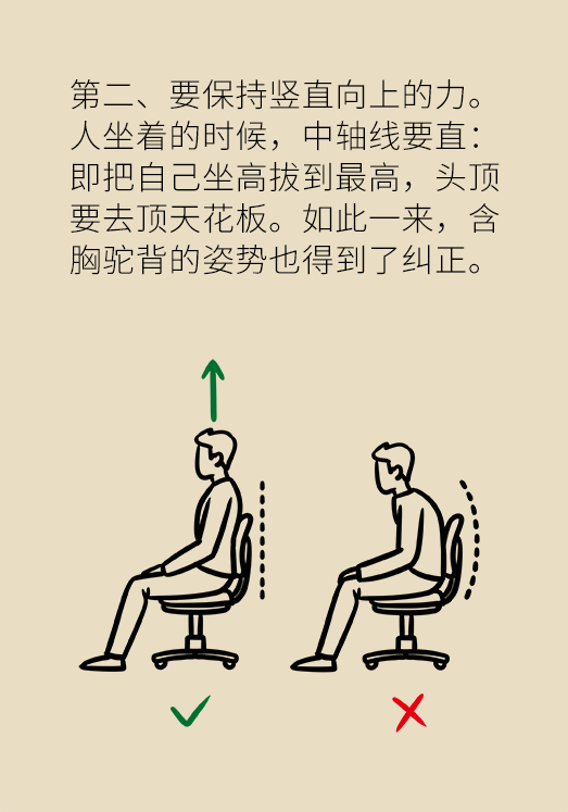 正确坐姿科普动漫制作：抬头挺胸竟然不是最正确的姿势？
