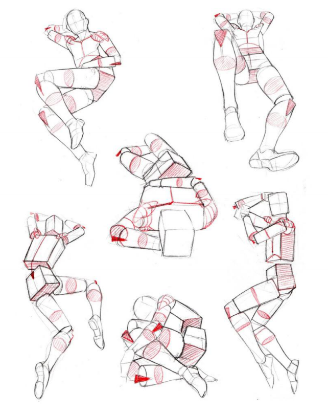「动漫设计」人体绘画进阶 part 03 常规运动姿态