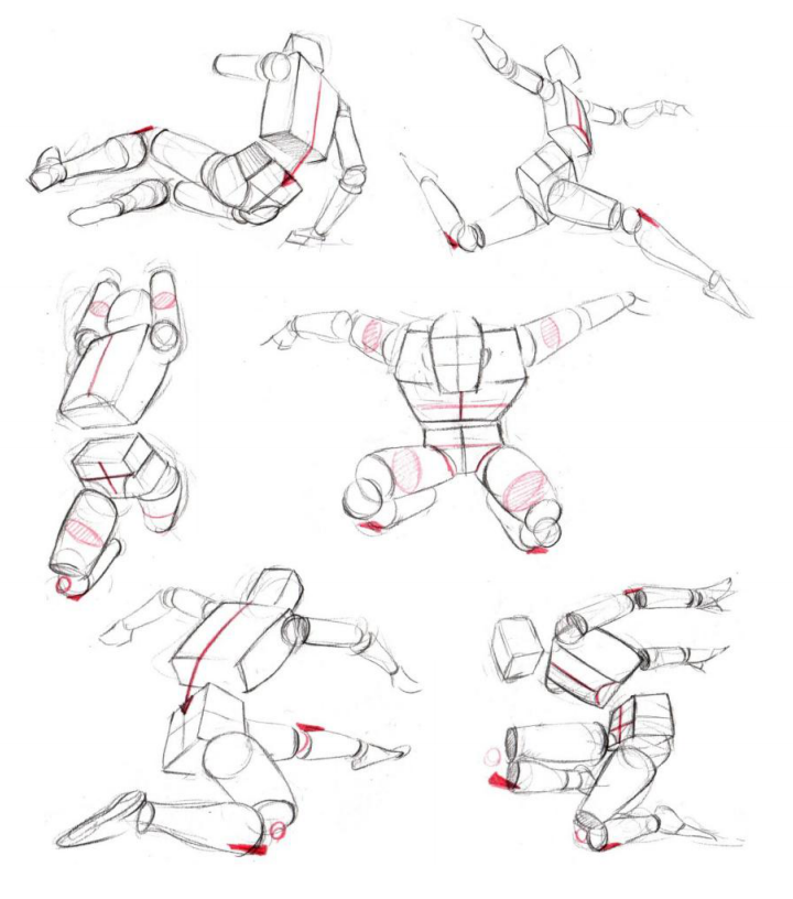 「动漫设计」人体绘画进阶 part 03 常规运动姿态