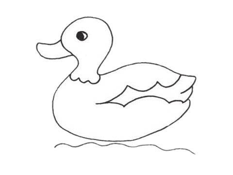 鸭子怎么画简单又漂亮