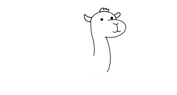 骆驼怎么画简单又好看 卡通骆驼简笔画步骤图解教程