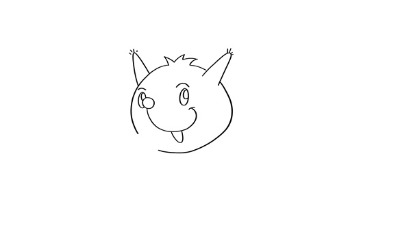 小松鼠怎么画简单又可爱 卡通松鼠简笔画图片