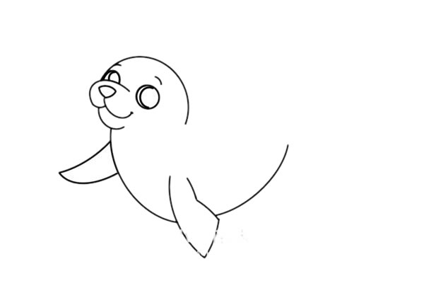 海豹怎么画简笔画简单漂亮