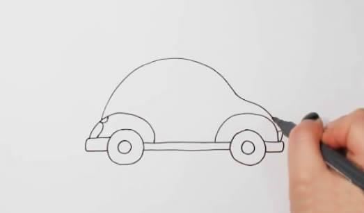 汽车 小汽车怎么画简笔画简单好看