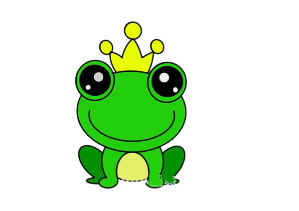 青蛙王子怎么画简笔画简单又漂亮