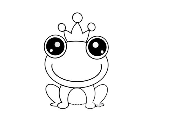 青蛙王子怎么画简笔画简单又漂亮