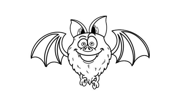 万圣节蝙蝠怎么画简笔画简单又可爱