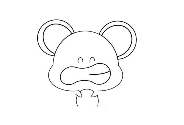 卡通老鼠怎么画简笔画简单又可爱