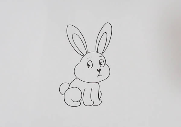 兔子怎么画简笔画简单又可爱