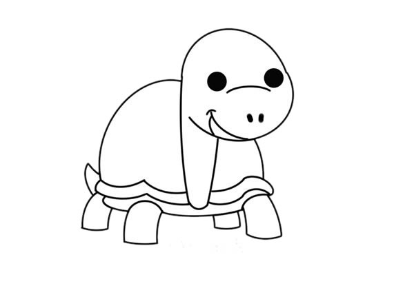 卡通乌龟怎么画简笔画简单漂亮