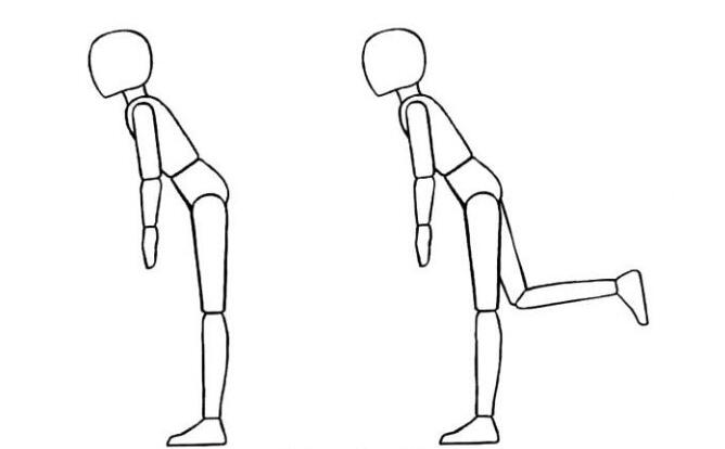 当人在重心不稳的情况下，也可以通过四肢的运动来调节平衡.jpg