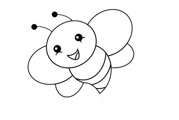 蜜蜂简笔画蜂蜜图片