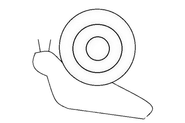 小蜗牛简笔画怎么画简单