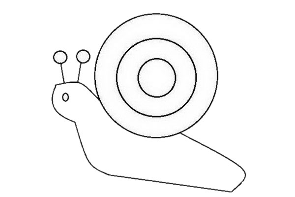 小蜗牛简笔画怎么画简单