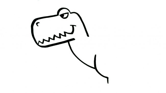 动漫设计制作手绘恐龙简笔画的步骤教程