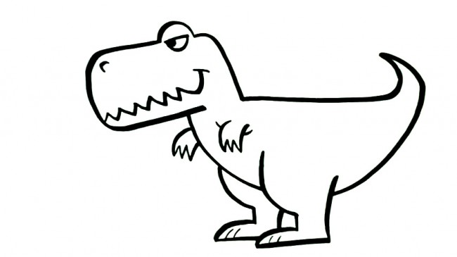 动漫设计制作手绘恐龙简笔画的步骤教程