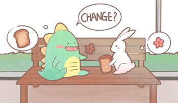 《小恐龙今天学会了“Change”交换！》手绘治愈动画片制作