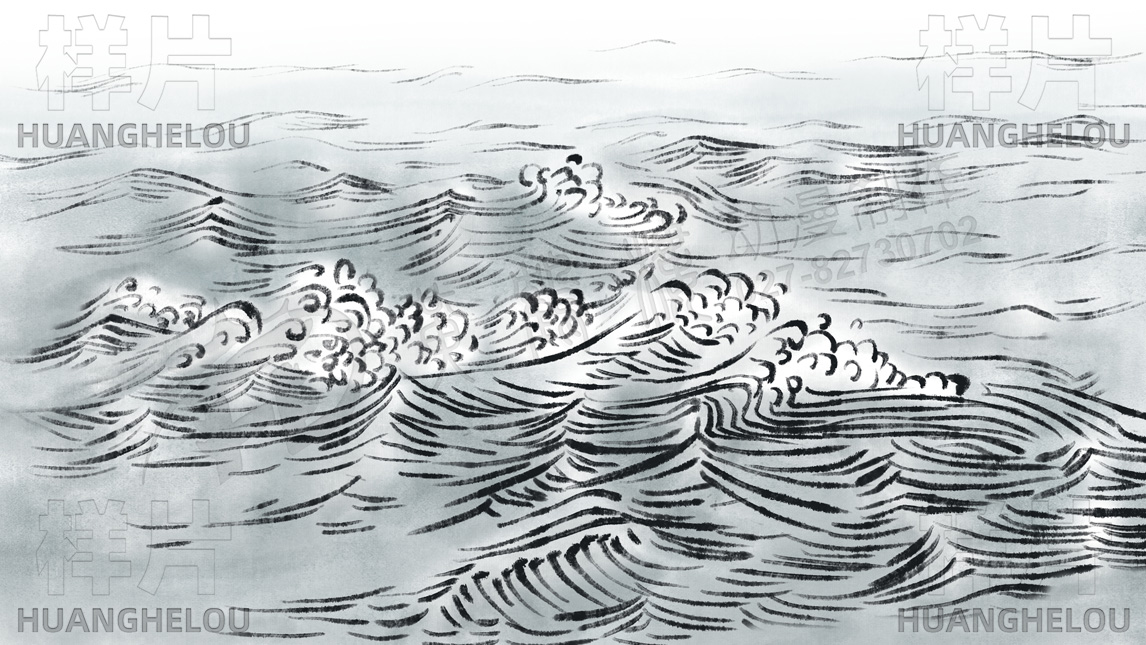 《水面波浪》水墨动画片场景效果图设计.jpg