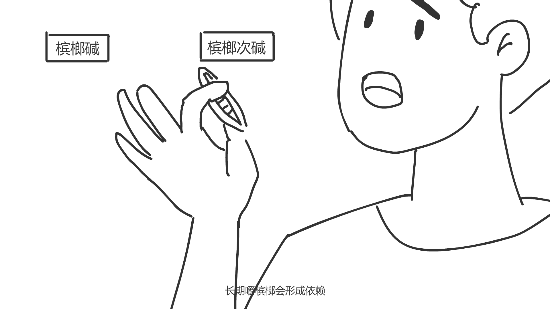 槟榔简笔画 手绘图片